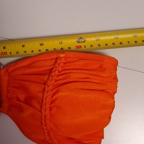 Woman Orange pineapple cheeky bikini beach summer  vacation pool size sm/med - Picture 3 of 6